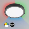 Plafon z pilotem Foster Czarny 28W 2700-5000K RGB Czujnik ruchu Rabalux 3283  5998250332833 noxbox lampynox www.lampynox.pl 1.jpg