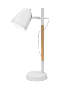 SOLEDAD Biały | Brąz E27 Lampa stołowa Luces Exclusivas LE99329
