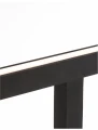Lampa podłogowa stojąca TEBAIDA Czarny LED Góra-Dół DIM CRI>90 UGR<16 ściemnialna 3000K Luces Exclusivas LE61322 noxbox lampynox www.lampynox.pl