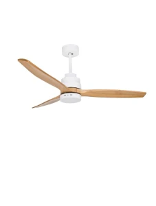 SEGOVIA Biały | Brąz z wentylatorem LED 12W 3000K Lampa wisząca Luces Exclusivas LE42554