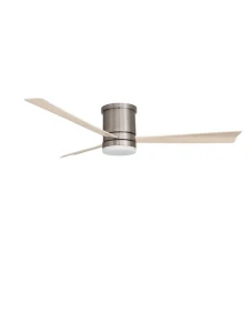 ROBLEDO Nikiel | Brąz z wentylatorem LED 18W 3000K Lampa wisząca Luces Exclusivas LE42548