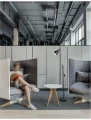Lampa podłogowa stojąca PEREIRA Czarny | Chrom E14 Luces Exclusivas LE42529 noxbox lampynox www.lampynox.pl