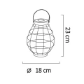 Latarenka solarna KOGE 23 cm brąz IP44 metal Polux 313249  5901508313249 noxbox lampynox www.lampynox.pl 4.jpg