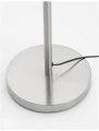 Lampa podłogowa stojąca ściemnialna OROPESA Nikiel satyna LED DIM 30W 3000K Luces Exclusivas LE42518 noxbox lampynox www.lampynox.pl