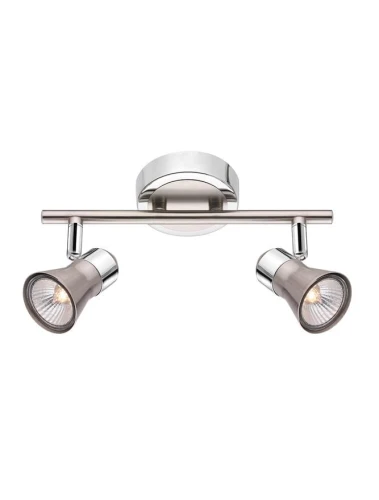 Spot MULCHEN Chrom | Nikiel 2xGU10 Luces Exclusivas LE42508 noxbox lampynox www.lampynox.pl