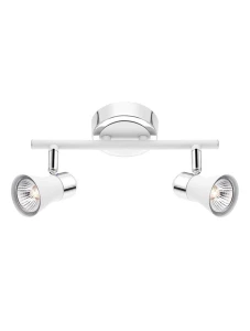 MULCHEN Chrom | Biały mat  2xGU10 Spot Luces Exclusivas LE42512