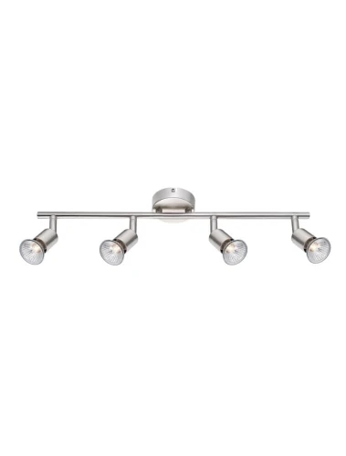 Spot MIRAMAR Nikiel 4xGU10 Luces Exclusivas LE42492 noxbox lampynox www.lampynox.pl