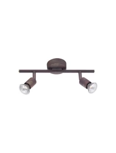 MIRAMAR Brąz rustykalny 2xGU10 Spot Luces Exclusivas LE42498
