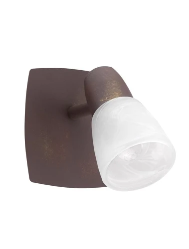 Kinkiet ścienny MIRANDA Brąz rustykalny E14 Luces Exclusivas LE42502 noxbox lampynox www.lampynox.pl