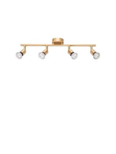 Spot MENDOZA Złoty 4xGU10 Luces Exclusivas LE42481 noxbox lampynox www.lampynox.pl