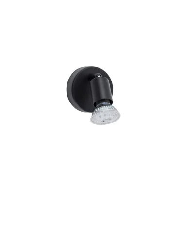 Kinkiet ścienny MENDOZA Czarny GU10 Luces Exclusivas LE42482 noxbox lampynox www.lampynox.pl