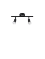 Spot MENDOZA Czarny 2xGU10 Luces Exclusivas LE42483 noxbox lampynox www.lampynox.pl