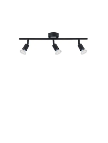 Spot MENDOZA Czarny 3xGU10 Luces Exclusivas LE42484 noxbox lampynox www.lampynox.pl