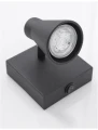 Kinkiet ścienny z włącznikiem MARACAY Czarny GU10 Luces Exclusivas LE42462 noxbox lampynox www.lampynox.pl