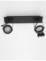 Spot MARIARA Czarny 2xGU10 Luces Exclusivas LE42466 noxbox lampynox www.lampynox.pl