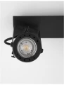 Spot MARIARA Czarny 2xGU10 Luces Exclusivas LE42466 noxbox lampynox www.lampynox.pl