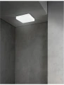 Plafon łazienkowy LORENZO Biały szer. 20cm. E27 IP44 Luces Exclusivas LE42445 noxbox lampynox www.lampynox.pl