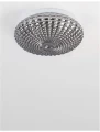 Lampa sufitowa łazienkowa LINCOLN Chrom przydymiony 2xE27 IP44 Luces Exclusivas LE42441 noxbox lampynox www.lampynox.pl