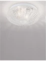 Lampa sufitowa łazienkowa LINCOLN Transparentny 2xE27 IP44 Luces Exclusivas LE42442 noxbox lampynox www.lampynox.pl
