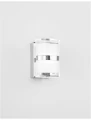 Kinkiet łazienkowy LEGANES Chrom LED 2x5W 3000K IP44 Luces Exclusivas LE42427 noxbox lampynox www.lampynox.pl