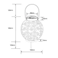 Lampa dekoracyjna zewnętrzna CAMIRI Antyczna miedź wys. 39cm. Czujnik zmierzchu RL R55286162 | 4017807492224 noxbox lampynox www.lampynox.pl