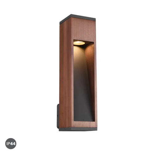 Kinkiet zewnętrzny CANNING Brązowy GU10 IP44 Trio 209660130 | 4017807492798 noxbox lampynox www.lampynox.pl