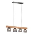 Lampa wisząca CESTINO Nikiel antyczny | Brąz 4xE14 RL R30704067 | 4017807489378 noxbox lampynox www.lampynox.pl