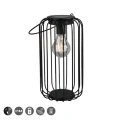 Lampa dekoracyjna zewnętrzna COTOCA Czarny mat wys. 38cm. Czujnik zmierzchu RL R55316132 | 4017807492262 noxbox lampynox www.lampynox.pl