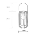 Lampa dekoracyjna zewnętrzna COTOCA Czarny mat wys. 38cm. Czujnik zmierzchu RL R55316132 | 4017807492262 noxbox lampynox www.lampynox.pl