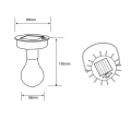 Lampa dekoracyjna zewnętrzna COTOCA Czarny mat wys. 38cm. Czujnik zmierzchu RL R55316132 | 4017807492262 noxbox lampynox www.lampynox.pl
