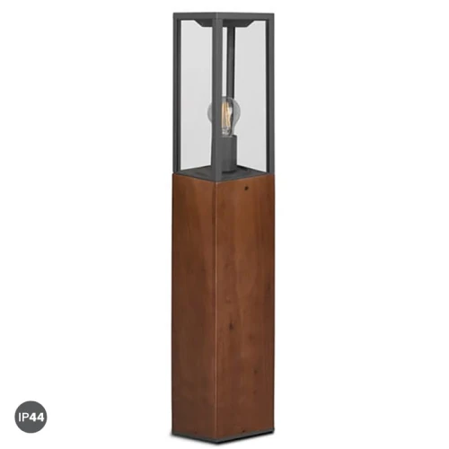 Lampa stojąca zewnętrzna GARONNE Brązowy wys. 80cm. E27 IP44 Trio 401860130 | 4017807492897 noxbox lampynox www.lampynox.pl