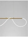 Lampa wisząca FIJO Złota 29W 3000K Luces Exclusivas LE41390 noxbox lampynox www.lampynox.pl