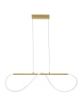 Lampa wisząca FIJO Złota 29W 3000K Luces Exclusivas LE41390 noxbox lampynox www.lampynox.pl