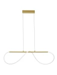 FIJO Złota LED 29W 3000K Lampa wisząca Luces Exclusivas LE41390