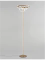Lampa podłogowa stojąca FIJO Złota 28W 3000K Luces Exclusivas LE41391 noxbox lampynox www.lampynox.pl