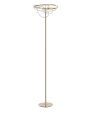 Lampa podłogowa stojąca FIJO Złota 28W 3000K Luces Exclusivas LE41391 noxbox lampynox www.lampynox.pl