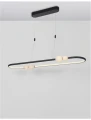 Lampa wisząca FRIA Czarna LED 44.2W 3000K Luces Exclusivas LE41393 noxbox lampynox www.lampynox.pl