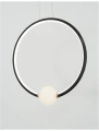 Lampa wisząca FRIA Czarna LED 25.6W 3000K Luces Exclusivas LE41394 noxbox lampynox www.lampynox.pl