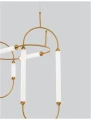 Lampa wisząca GOYA Biała/Złota LED 54W 3000K Luces Exclusivas LE41397 noxbox lampynox www.lampynox.pl
