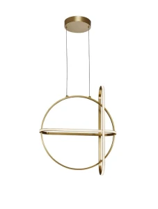 HOYO Złota LED 48W 3000K Lampa wisząca Luces Exclusivas LE41400