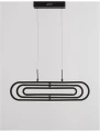 Lampa wisząca HOYO Czarna LED 50W 3000K Luces Exclusivas LE41403 noxbox lampynox www.lampynox.pl