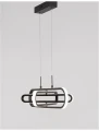 Lampa wisząca HOYO Czarna LED 50W 3000K Luces Exclusivas LE41403 noxbox lampynox www.lampynox.pl