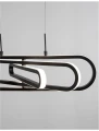 Lampa wisząca HOYO Czarna LED 50W 3000K Luces Exclusivas LE41403 noxbox lampynox www.lampynox.pl