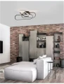 Lampa sufitowa HOYO Czarna LED 30W 3000K Luces Exclusivas LE41406 noxbox lampynox www.lampynox.pl