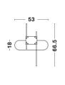 Lampa sufitowa HOYO Czarna LED 30W 3000K Luces Exclusivas LE41406 noxbox lampynox www.lampynox.pl