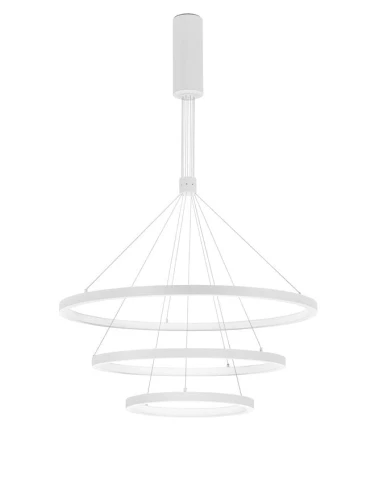 Lampa wisząca IRUN Biały mat LED 108W 3000K Luces Exclusivas LE41409 noxbox lampynox www.lampynox.pl