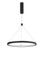 Lampa wisząca IRUN Czarny mat LED 35W 3000K Luces Exclusivas LE41411 noxbox lampynox www.lampynox.pl