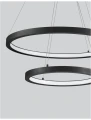 Lampa wisząca IRUN Czarny mat LED 60W 3000K Luces Exclusivas LE41412 noxbox lampynox www.lampynox.pl