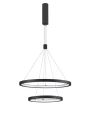 Lampa wisząca IRUN Czarny mat LED 60W 3000K Luces Exclusivas LE41412 noxbox lampynox www.lampynox.pl