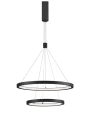 Lampa wisząca IRUN Czarny mat LED 60W 3000K Luces Exclusivas LE41412 noxbox lampynox www.lampynox.pl